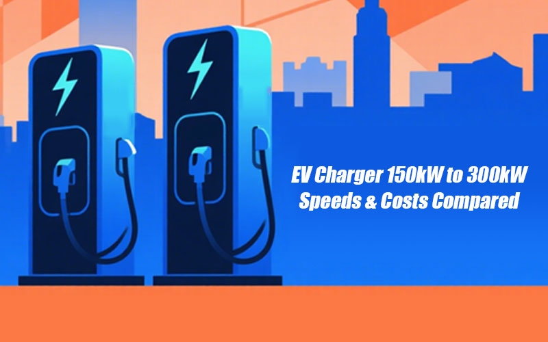 EV Charger 150kW to 300kW Speeds & Costs Compared