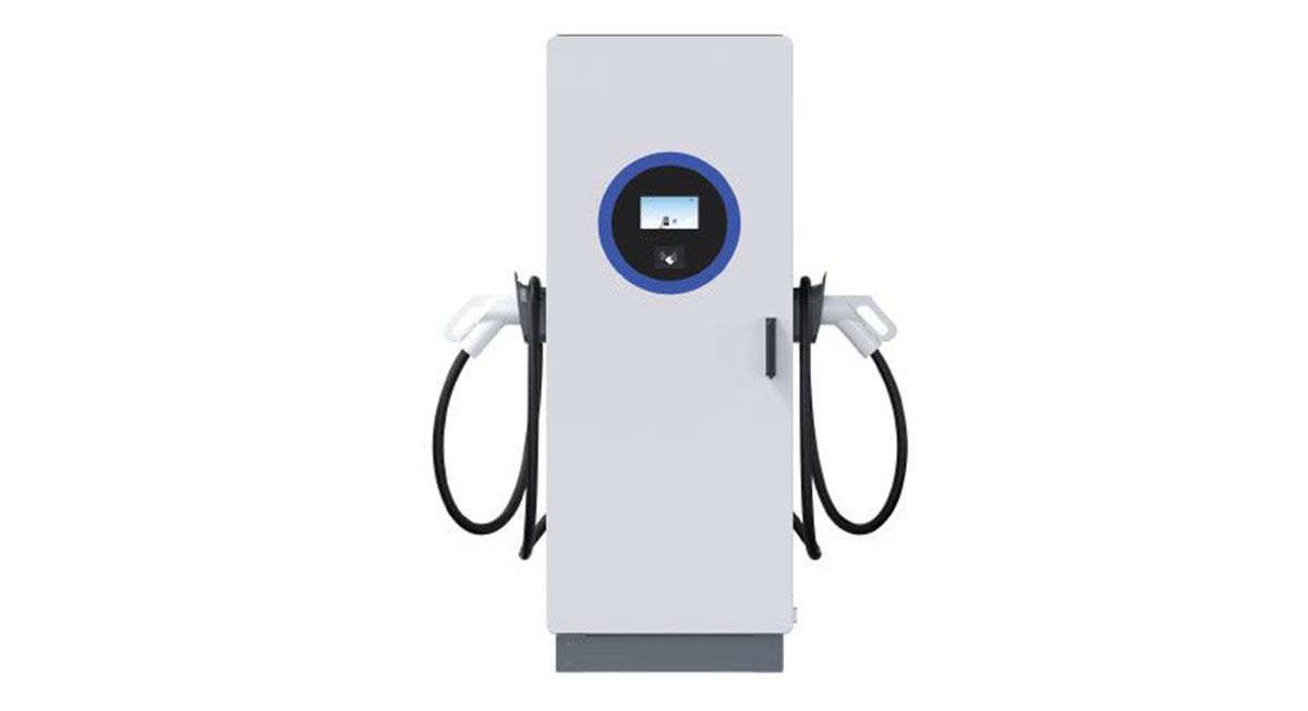 Integrated dual-gun fast charging pile