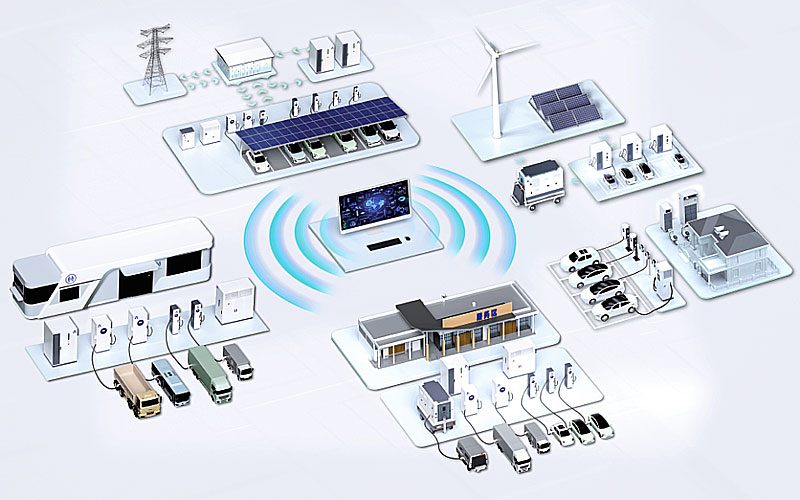 integrated photovoltaic storage and charging solution