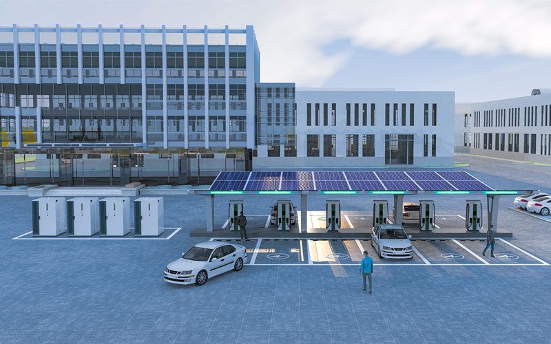 DC Bus Solar-Storage-Charging Integrated Solution in California 01