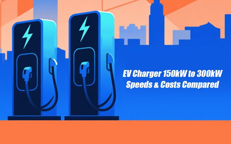 EV Charger 150kW to 300kW Speeds & Costs Compared