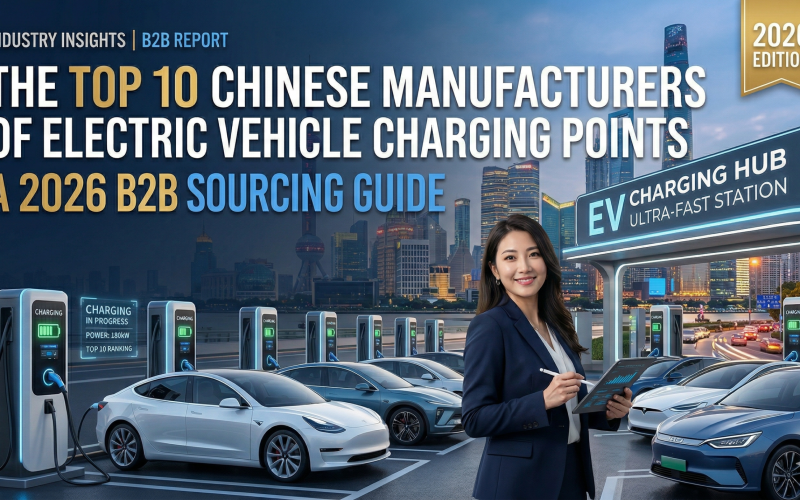A 2026 B2B sourcing guide to the top 10 Chinese EV charger manufacturers for North American and European distributors and electrical contractors